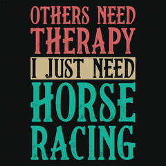 Best awesome horse riding or racing typography vintage graphics tshirt design