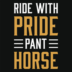 Obraz premium Best awesome horse riding or racing typography vintage graphics tshirt design