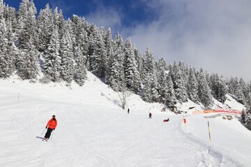 Zillertal ski resort in Austria
