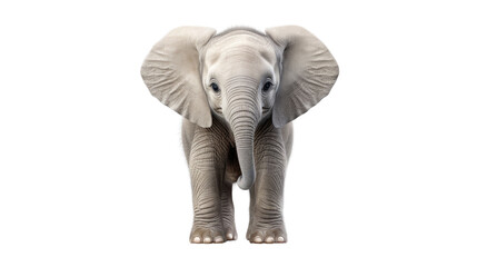 Obraz premium Elephant isolated on transparent background