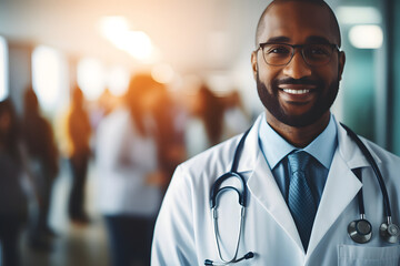 Medicine doctor with stethoscope