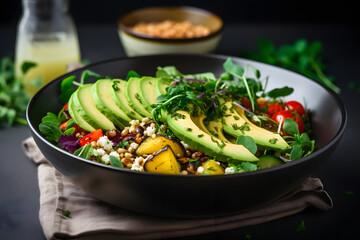 Healthy Vegetable Salad Bowl