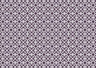 Thai pattern white on brown shapes geometric abstract texture backdrop wallpaper publication textile decorating retro vintage classic clothes illustration background rug mosaic tile