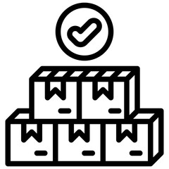 CHECKED,parcel,delivery,package,box.svg