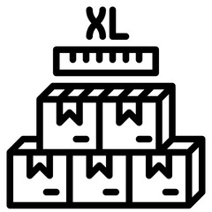 SIZE BOX,standard,xl,delivery,package.svg