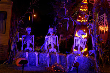Halloween Decorations. Haunted House. Halloween.