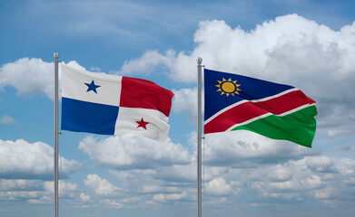 Namibia and Panama, country relationship concept