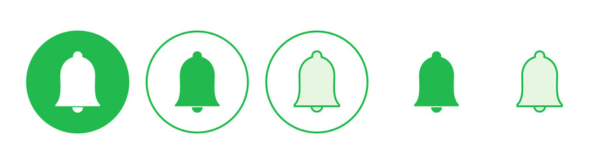 Bell Icon set. Notification icon for your web site design