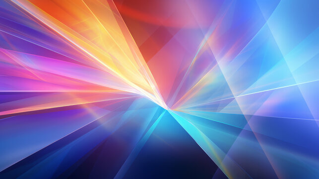 Crystal rainbow prism light effect. Background overlay pattern design.