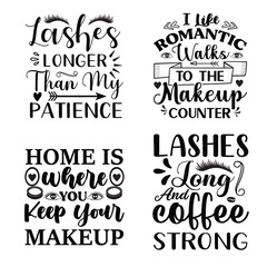 Makeup Svg Bundle, Lipstick Svg, Mascara Svg, Nail Polish Svg, Makeup Brush
