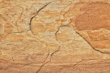 Mountain rock texture. Natural brown slate granite slab marble stone ceramic seamless tile rough surface background. Architecture grunge modern abstract style element. Close-up, copy space