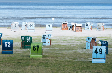 Am Strand (Nordsee, Niedersachsen, Deutschland)