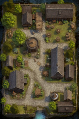 DnD Map "Wood Elf Village: Fey Crossroads"