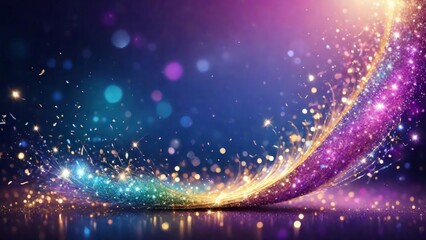 Fototapeta na wymiar A gorgeous glittery, sparkling, abstract background is a great choice for your project. It will create a feeling of elegance, luxury and dynamism that will captivate your viewers. Generative AI