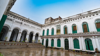 Fototapeta premium Jorasanko Thakurbari is located in Kolkata, West Bengal, India