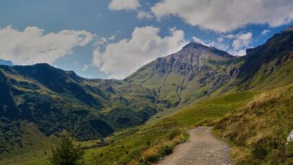 Swiss Alps in a sunny day