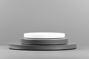 Podium background 3d rendering illustration element product mockup