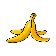 Yellow banana vektor illustration 