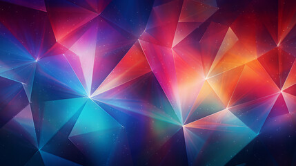 Fototapeta na wymiar Crystal rainbow prism light effect. Background overlay pattern design.