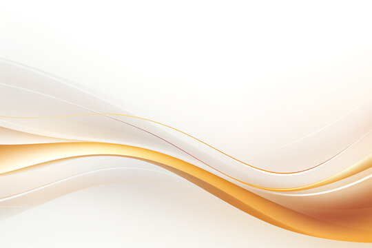 Abstract luxury white and gold wave background © Daria