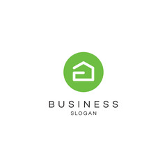 Round circle line home Reat property house building Construction, Logo Design, Brand Identity, flat icon, monogram, business, editable, eps, royalty free image, corporate brand, creative, icon