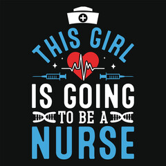 Best awesome nurse or nursing typography or graphics tshirt design