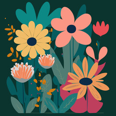 abstract floral background