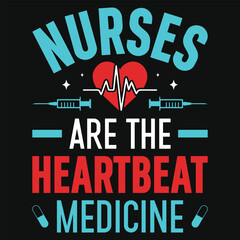 Best awesome nurse or nursing typography or graphics tshirt design