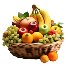 Naklejka na ściany i meble fruits in basket
