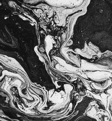 Fluid ink. Versatile artistic image for creative design projects: posters, banners, cards, covers, brochures, magazines, prints and wallpapers. Artist-made art, no AI.