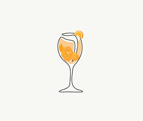 two glasses of champagne
