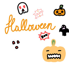 halloween pumpkin set