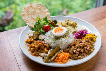 カレー、インド風