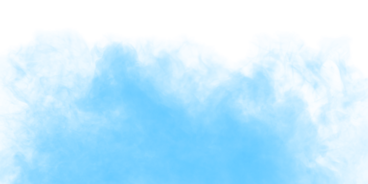 Blue Fog PNG for using in graphic design