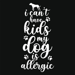 Best awesome dogs typography tshirt design