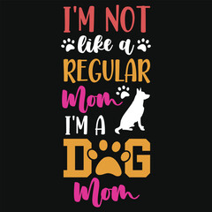 Best awesome dogs lovers puppy Bulldog typographic tshirt design