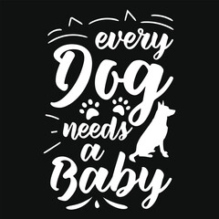 Best awesome dogs lovers puppy Bulldog typographic tshirt design