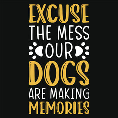 Best awesome dogs lovers puppy Bulldog typographic tshirt design