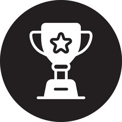 trophy glyph icon