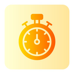 stopwatch gradient icon