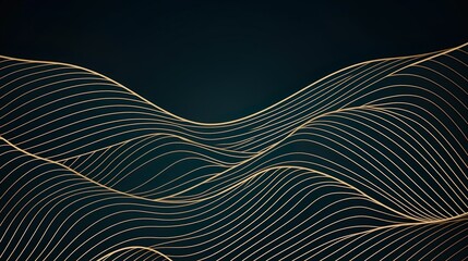 wavy luxury pattern wave line japanese