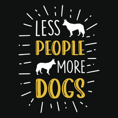 Best awesome dogs puppy Bulldog shepherd dogs lovers typographic tshirt design