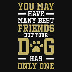 Obraz premium Best awesome dogs puppy Bulldog shepherd dogs lovers typographic tshirt design