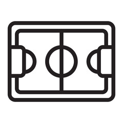 football field line icon