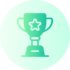 trophy gradient icon