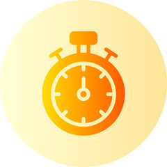 stopwatch gradient icon