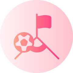 corner gradient icon