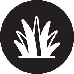 grass glyph icon