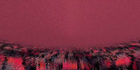 exploding grey and magenta copy-space template on a textured plain background in dark pink 3D
