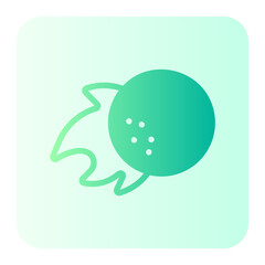 golf ball gradient icon